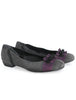 Casa Couture Diana Grey Suede Flats