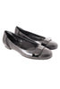 Casa Couture Carolyn Black Leather Flats NS