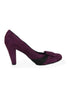 Casa Couture Jackie Purple Suede Sample