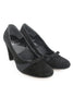 Casa Couture Margaret Black Suede Heels