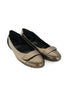 Casa Couture Carolyn Gold Leather Flats