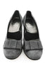 Casa Couture Jackie Grey Suede Heels