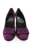 Casa Couture Jackie Purple Suede Sample