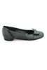 Casa Couture Anastasia Silver Leather Flats