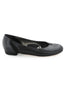 Casa Couture Sofia Black Leather Flats