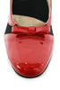 Casa Couture Margaret Red Patent Heels