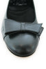 Casa Couture Anastasia Black Leather Flats