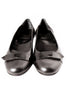 Casa Couture Carolyn Black Leather Flats NS