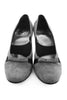 Casa Couture Margaret Grey Suede Heels