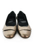 Casa Couture Carolyn Gold Leather Flats